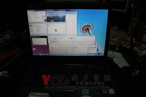 (筆電維修)華碩 ASUS F6S 9300M 顯卡獨顯破圖維修實例