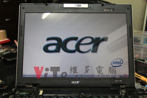 (筆電維修)宏碁 ACER ASPIRE 5583WXMi 開機後有背光~沒畫面顯示~顯卡GO7300故障維修實例