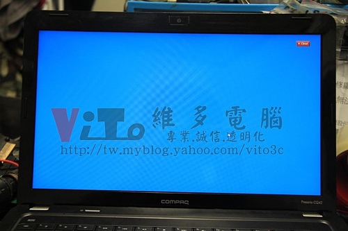 (筆電面板更換)康柏COMPAQ Preasrio CQ42 面板LCD破裂更換維修實例