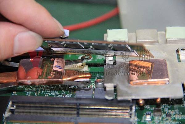 MSI GE72 6QD 散熱器接觸面去污 氧化還原