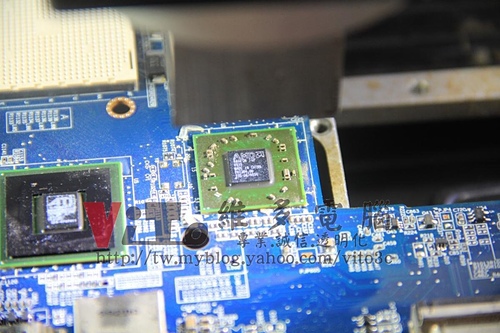 (筆電維修)惠普 COMPAQ CQ40-411AX 過熱當機~不定時當機停格~北橋初期故障導致當機問題維修實例