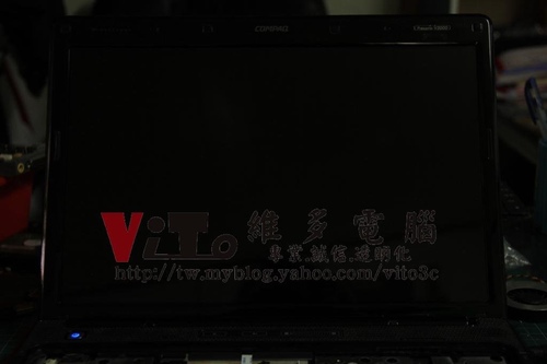 (筆電維修)康柏 Presario V3000 (V3153AU) 開機沒畫面~無法開機~有過電不開機維修實例