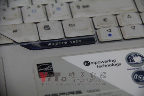 (筆電維修)宏碁 ACER ASPIRE 5920G 顯卡畫面顯示異常~無法進作業系統~顯卡維修實例