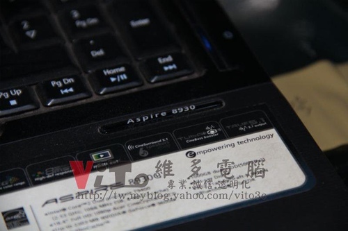 (筆電維修)宏碁 ACER ASPIRE 8930G 不定時重開機~無法完成重灌動作~異常關機維修實例