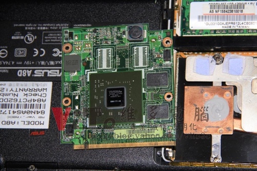 (筆電維修)華碩 ASUS A8DC 畫面異常~顯卡過熱花屏~一直重複開機~開機有聲無影維修實例
