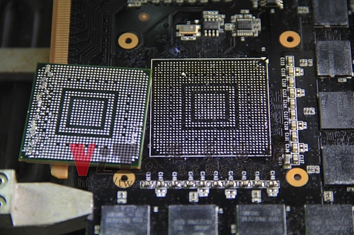 (顯示卡維修)NVIDIA GeForce 9800 GX2 抓不到顯示卡~無法開機~開機黑屏~破圖雪花維修實例
