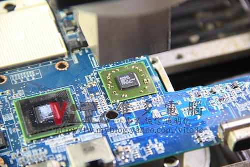 (筆電維修)惠普 COMPAQ CQ40-411AX 故障燈號閃爍~無法開機~開機沒畫面維修實例