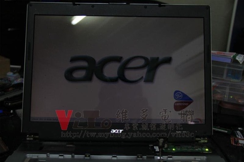 (筆電維修)宏碁 ACER ASPIRE 1652WLMi 藍底白字重開機~ATI顯卡故障導致系統不穩定維修實例