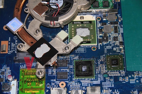 (筆電維修)惠普 COMPAQ CQ40-411AX 過熱當機~不定時當機停格~北橋初期故障導致當機問題維修實例