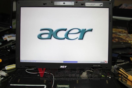 (筆電維修)宏碁 ACER Extensa 4420 開機後斷電又重開~無法開機維修