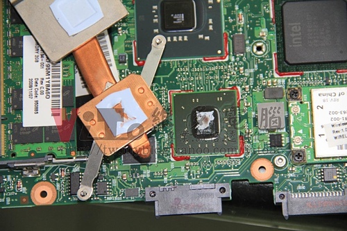 (筆電維修)康柏 COMPAQ 6531S 開機沒畫面~顯示卡故障~畫面破圖維修實例 (筆電維修)康柏 COMPAQ 6531S 開機沒畫面~顯示卡故障~畫面破圖維修實例