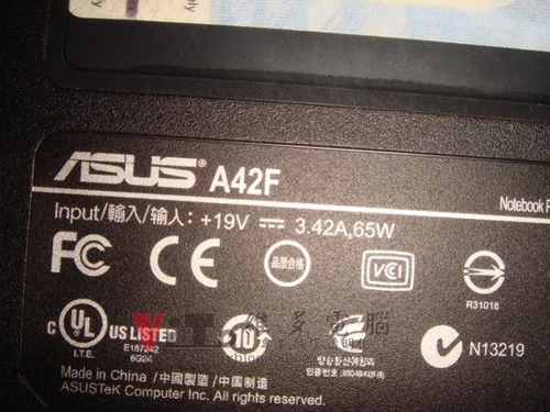 (筆電維修)華碩 ASUS A42F 筆電未過保進水~泡水~喝飲料無法開機維修實例