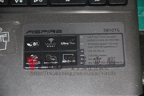 (筆電維修)宏碁 ACER ASPIRE 5810TG 無法過電~插電沒反應~無法開機~待機供電異常維修實例