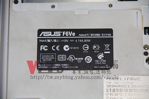 (筆電維修)華碩 ASUS F6VE 開機沒畫面~開機沒反應~無法開機~不能開機~顯卡故障維修實例