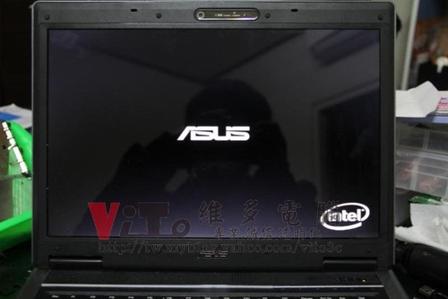 (筆電維修)華碩 ASUS F3S 顯卡破圖~不定時藍底白字~無法進作業系統維修實例