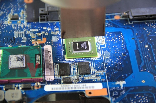 (筆電維修)華碩 ASUS W7S 開機白畫面~漸漸變咖啡色~有線條產生~顯示卡故障通病維修實例