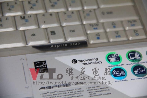(筆電維修)宏碁 ACER Aspire 2920 不定時當機停格~不定時關機及重開機維修實例