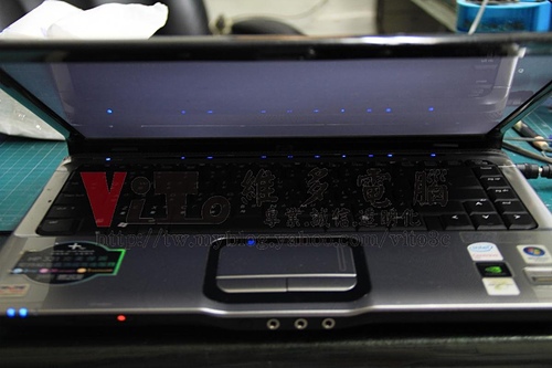 (筆電維修)惠普 HP DV2000(DV2515TX) 開機有背光沒畫面顯示~開機有聲無影~顯示卡故障維修實例 (筆電維修)惠普 HP DV2000(DV2515TX) 開機有背光沒畫面顯示~開機有聲無影~顯示卡故障維修實例