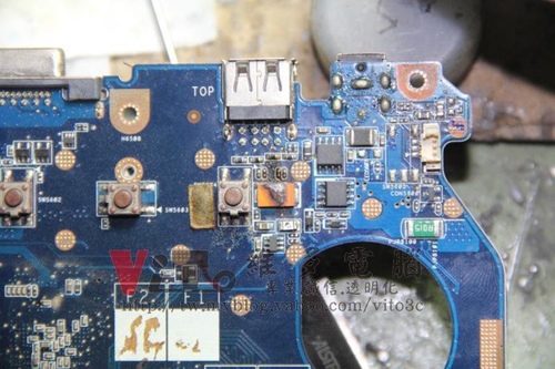 (筆電維修)華碩 ASUS F8TR 開機沒畫面~開機沒反應~無法開機維修實例