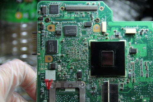 (筆電維修)華碩 ASUS F6S 9300M 顯卡獨顯破圖維修實例