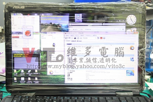 (筆電維修)華碩 ASUS K50I (K50ID) 常常當機~自動關機~藍底白字重開機~主機板供電異常維修實例