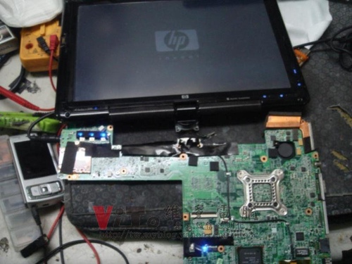 (筆電維修)惠普 HP TX2000 開機沒畫面~過熱當機維修實例