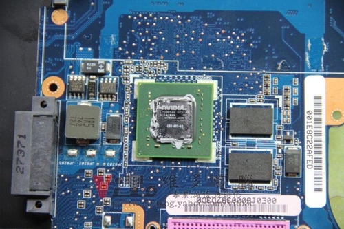 (筆電維修)華碩 ASUS W7S 顯卡花屏線條破圖~顯卡過熱通病維修實例 (主機板篇)