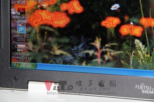(筆電面板維修)富士通 西門子 FUJISU V6545 (MS2238)影像顯示異常更換面板
