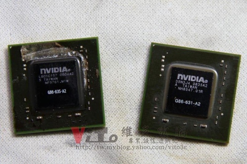 (筆電維修)華碩 ASUS F6S 9300M 顯卡獨顯破圖維修實例