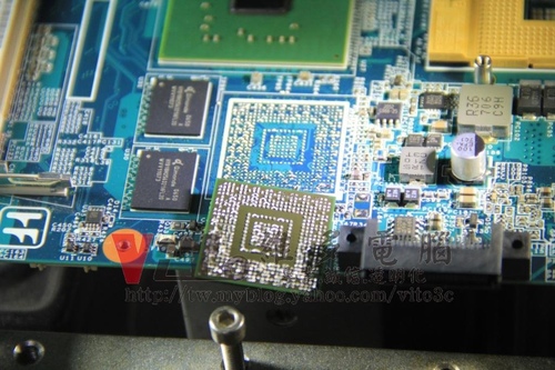 (筆電維修)新力 VAIO VGN-C25T(PCG-6R9P) 畫面線條~NVIDIA顯卡故障通病~GO7400顯卡故障升級維修實例