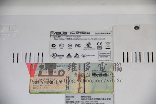 (筆電維修)華碩 ASUS Eee PC 1005HA 無法開機~按開機鍵沒反應~不能開機維修實例