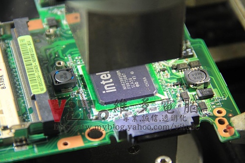 (筆電維修)華碩 ASUS F6E 不能進作業系統~抓不到硬碟~多開機幾次時好時壞~南橋故障維修實例