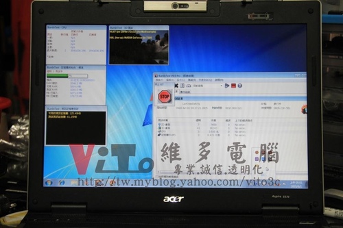(筆電維修)宏碁 ACER ASPIRE 5570 有背光沒畫面~開機黑屏~外接影像正常~顯卡故障維修實例 (筆電維修)宏碁 ACER ASPIRE 5570 有背光沒畫面~開機黑屏~外接影像正常~顯卡故障維修實例