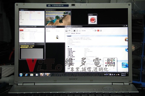 (筆電維修)新力 VAIO VGN-FZ35T(PCG-3A2T) 作業系統中破圖~顯示卡過熱故障~更換升級2011年生產週期的改良晶片維修實例