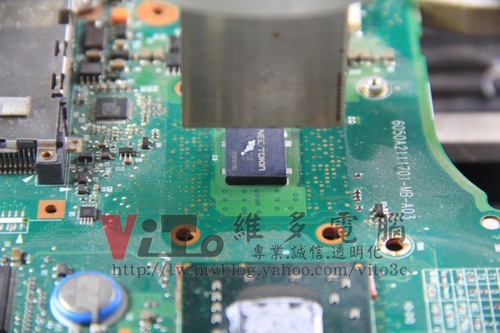 (筆電維修)東芝 TOSHIBA Satellite A200 無法開機~開機沒畫面~開機黑屏~電容故障通病維修實例