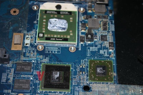 (筆電維修)康柏 HP COMPAQ CQ40 開機燈號閃爍~AMD CPU損壞更換實例