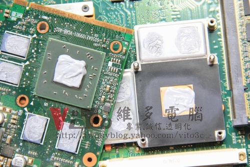 (筆電維修)東芝 TOSHIBA Satellite A200 無法開機~開機沒畫面~開機黑屏~電容故障通病維修實例