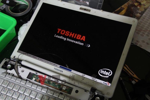 (筆電維修)東芝 TOSHIBA A200 開機沒畫面~過熱當機~藍底白字維修實例