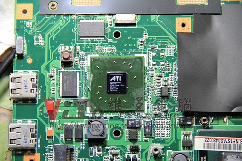 (筆電維修)華碩ASUS F5VL 顯示異常~畫面分格~破圖線條亂碼維修實例