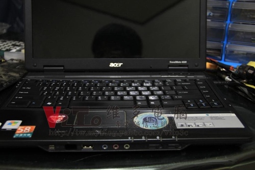 (筆電維修)宏碁 ACER ASPIRE TravelMate 4320 無法開機~按開機鍵沒反應~有時可開機~關機後不能開機維修實例