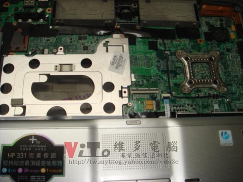 (筆電維修)惠普 HP TX2000 開機沒畫面~過熱當機維修實例