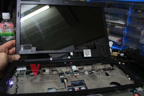 (筆電維修)惠普 COMPAQ Presario CQ40 開機後燈號閃爍~Caps lock與scroll同時閃爍~無法開機維修實例