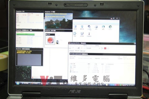 (筆電維修)華碩 ASUS A8J 顯卡開機畫面反白~開機白屏~獨立顯卡維修實例 (圖多)