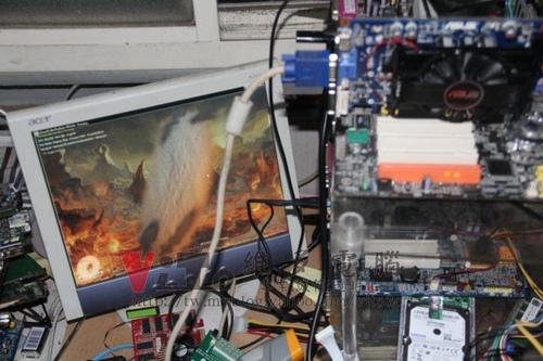 (顯卡維修)華碩 ASUS ENGT240 BGA顯卡晶片代工維修實例