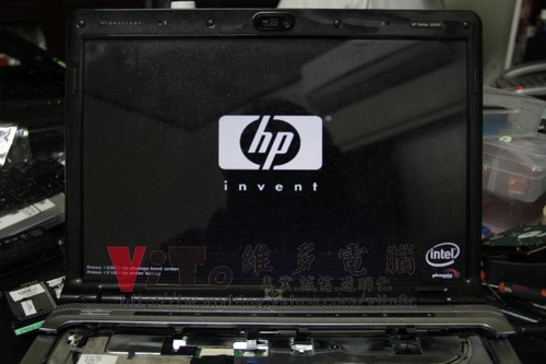 (筆電維修)惠普 HP Pavilion dv2000 (DV2224TX) 開機畫面線條~顯卡過熱故障維修實例