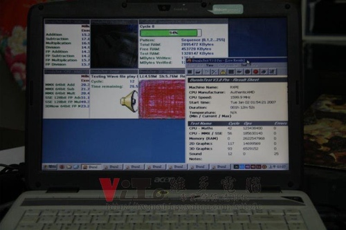 (筆電維修)宏碁 ACER Aspire 4520(4520G) 顯卡六宮格破圖不開機維修實例