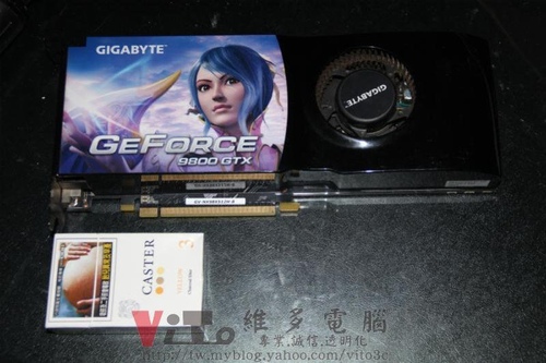 (顯卡維修)技嘉 9800GTX 重磅顯卡~不開機~破圖~條紋~馬賽克~顯示異常維修實例