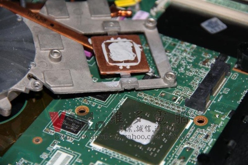 (筆電維修)華碩 ASUS F3S 顯卡破圖~不定時藍底白字~無法進作業系統維修實例
