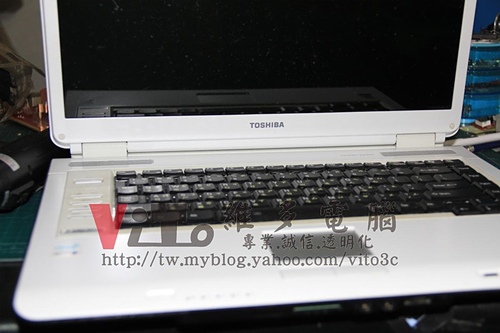 (筆電維修)東芝 TOSHIBA SATELLITE A100 開機沒畫面~開機黑屏~無法開機~顯卡故障通病