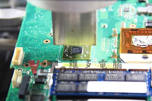 (筆電維修)華碩 ASUS K40AB 開機後可過電沒畫面顯示~風扇一直高速運轉~北橋故障維修實例